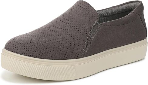 Dr. Scholl's Women's Madison Cloud Sneaker Greystone Micro 8 M in Saudi Arabia