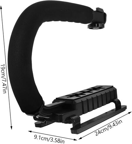 TEHAUX Professional Camera Stabilizer with Grip Handle Durable Gimbal for DSLR Camcorder Video Recording Shaped Design for Enhanced Stability Portable Filming Equipment in Saudi Arabia