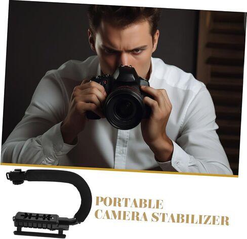 TEHAUX Professional Camera Stabilizer with Grip Handle Durable Gimbal for DSLR Camcorder Video Recording Shaped Design for Enhanced Stability Portable Filming Equipment in Saudi Arabia
