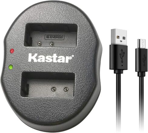 شاحن USB مزدوج من Kastar لـ EN-EL20 EN-EL20A وCoolpix A، 1 AW1، 1 J1، 1 J2، 1 J3، 1 S1، 1 V3، DL24-500، كاميرا سينما بلاك ماجيك بوكيت in Saudi Arabia