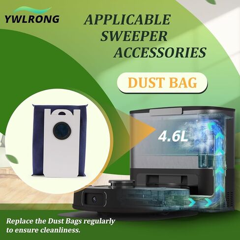 8 قطعة أكياس الغبار ل bObsweep RC400/UltraVision/UltraVision الحيوانات الأليفة الذاتي فارغة جهاز آلي لتنظيف الأتربة أكياس استبدال in Saudi Arabia