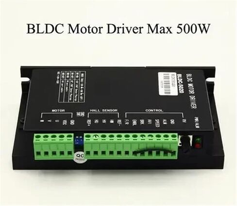 محرك محرك BLDC BLDC-5020 24 فولت 36 فولت 48 فولت بدون فرش المحرك 500 واط نطاق الجهد 24-50 فولت تيار مستمر وحدة تحكم في السرعة in Saudi Arabia