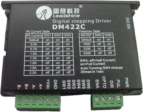 Micro Step DM422C Digital Stepper Motor Driver 2-Phase Max 40 VDC / 2.2A for 17 23 34 Stepper Motor in Saudi Arabia