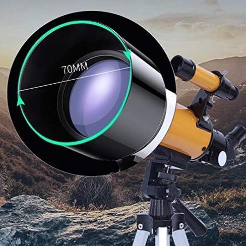 Telescope for Adults, Astronomical Telescope 70mm Aperture & 300mm Focal Length 150X MagnificationTelescope with Adjustable Tripod and Finder Scope 3 Eyepieces for BeginnersBinoculars in Saudi Arabia