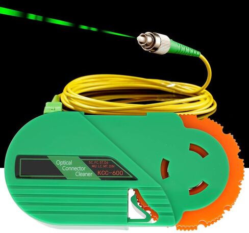 AYNEFY Fiber Optic Cleaning Box, -600 Fiber Optic Cleaning Box Optical Connector Cleaner Cleaning Tool for FC SC in Saudi Arabia