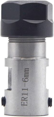 1pcs Motor Clamp Collet Chuck Hoder C16 ER11 35L 5mm 6mm 8mm Collet ER11A Nut Shaft Motor Lengthened Clamp for Computerized Numerical Control Milling(ER11-6MM) in Saudi Arabia