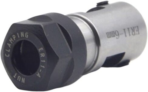 1pcs Motor Clamp Collet Chuck Hoder C16 ER11 35L 5mm 6mm 8mm Collet ER11A Nut Shaft Motor Lengthened Clamp for Computerized Numerical Control Milling(ER11-6MM) in Saudi Arabia