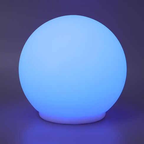 Dpofirs 5.9 بوصة LED كرة متوهجة ضوء، RGB لون تغيير مصباح المزاج العالمي، 7 ألوان مقاومة للماء قابلة لإعادة الشحن مصباح الكرة الأرضية الإضاءة المحيطة للتصوير الفوتوغرافي in Kuwait