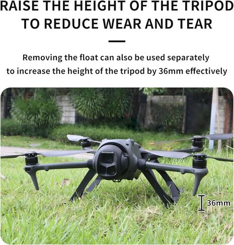 عوامة الماء، دعامة ارتفاع متزايدة لـ DJI Mavic 4 Pro ملحق معدات الهبوط لعصا الطفو، حماية أفضل لجسم الطائرة والجيمبال in Kuwait