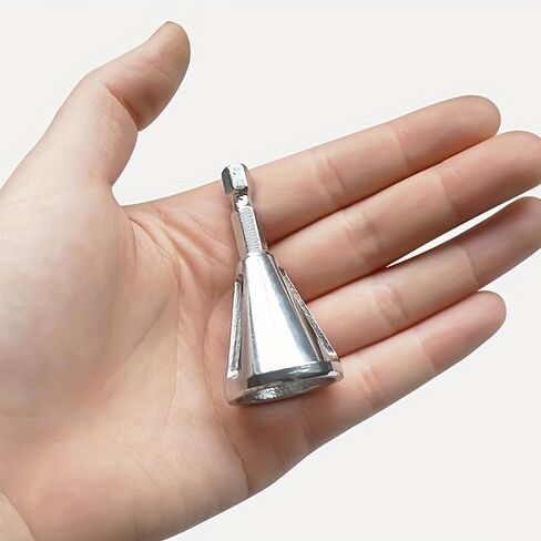 1pc Stainless Steel Deburring External Chamfer Tool Drill Bit Remove Burr Silver Accessories Hand Tools Woodworking in Saudi Arabia