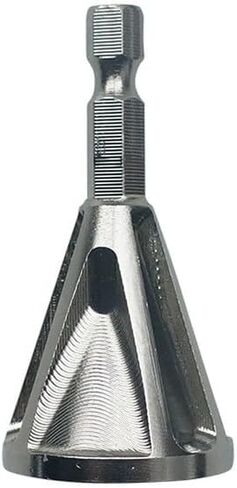 1pc Stainless Steel Deburring External Chamfer Tool Drill Bit Remove Burr Silver Accessories Hand Tools Woodworking in Saudi Arabia