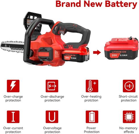 ARyee 4-Pack 20V 8.0Ah CMCB205 Replacement for Craftsman 20V Battery CMCB204 CMCB205 CMCB202 Cordless Impact Driver Tools Battery, 4Packs in Saudi Arabia