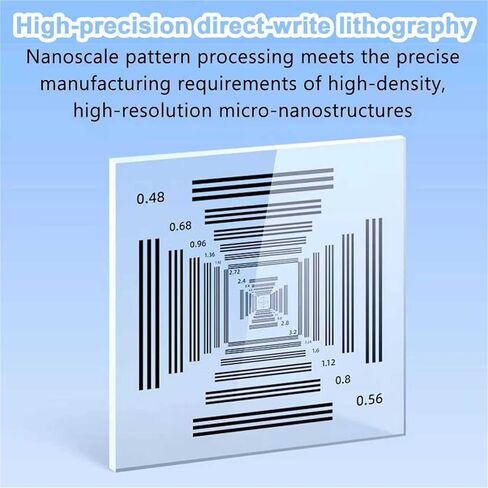 Camera Resolution Test Chart, Optical Microscope Sharpness and Resolution Test Card, Calibration Target Chart, Accuracy ±0.5um/±1um, for Scientific and Industrial Inspection(±1um) in Saudi Arabia