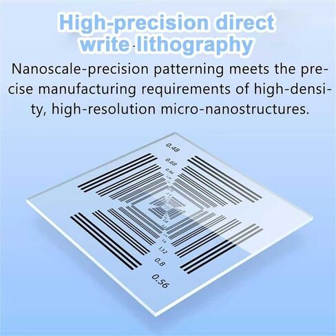 Camera Resolution Test Chart, Optical Microscope Sharpness and Resolution Test Card, Calibration Target Chart, Accuracy ±0.5um/±1um, for Scientific and Industrial Inspection(±1um) in Saudi Arabia