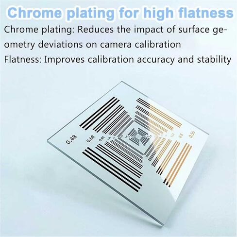 Camera Resolution Test Chart, Optical Microscope Sharpness and Resolution Test Card, Calibration Target Chart, Accuracy ±0.5um/±1um, for Scientific and Industrial Inspection(±1um) in Saudi Arabia