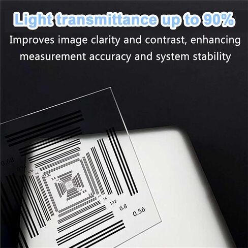 Camera Resolution Test Chart, Optical Microscope Sharpness and Resolution Test Card, Calibration Target Chart, Accuracy ±0.5um/±1um, for Scientific and Industrial Inspection(±1um) in Saudi Arabia