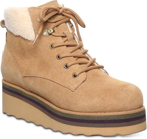 BEARPAW Women's Retro Quinn Boot - Multiple Colors & Sizes | Classic Suede | Lightweight Lace-Up in Saudi Arabia