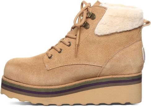 BEARPAW Women's Retro Quinn Boot - Multiple Colors & Sizes | Classic Suede | Lightweight Lace-Up in Saudi Arabia