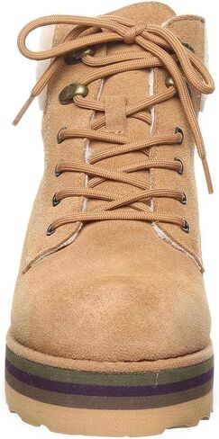 BEARPAW Women's Retro Quinn Boot - Multiple Colors & Sizes | Classic Suede | Lightweight Lace-Up in Saudi Arabia