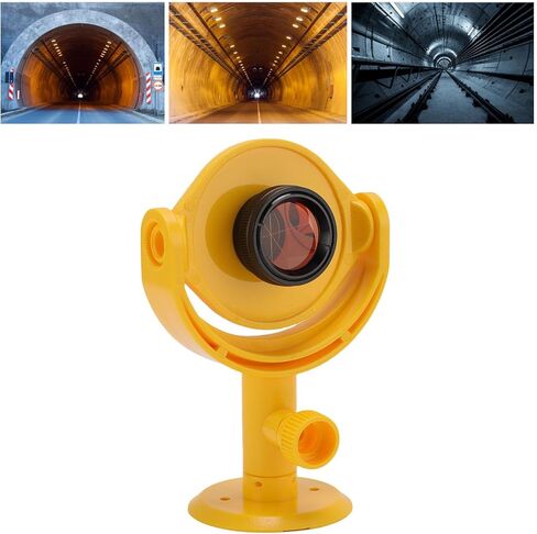 Mini Prism for Total Station with Bracket, +17.5mm Constant K9 Optical Glass Lens, Surveying Prism for Engineering & Construction in Saudi Arabia
