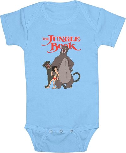 Disney Infant's The Jungle Book Family Logo Bodysuit - Light Blue - 24 Months in Saudi Arabia