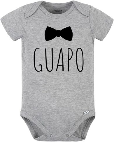 Guapo Cute Baby Bodysuit, Kids & Toddler T-Shirt - Funny Outfit for Girls Boys Baby Shower Foodie Tee in Saudi Arabia