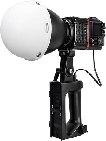 Gugxiom YN150 Ultra RGB Mini Size LED Video Light، 150W 2000K-10000K Mini Bowens Mount COB LED Light، 31 إضاءة مستمرة للتصوير الفوتوغرافي مع التحكم في التطبيق (قابس أمريكي 110-125 فولت) in Kuwait