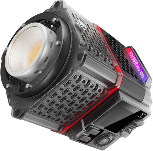 Gugxiom YN150 Ultra RGB Mini Size LED Video Light, 150W 2000K-10000K Mini Bowens Mount COB LED Light, 31 Photography Continuous Lighting with APP Control (US Plug 110-125V) in Saudi Arabia