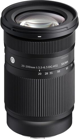 حزمة سيجما 20-200 ملم f/3.5-6.3 DG L-Mount (796969). العدسة المثالية للصور الاحترافية، وحفلات الزفاف، والمغامرات الداخلية والخارجية، والحياة البرية، والسفر، والسارفاري، واستخدام التصوير الفوتوغرافي + الملحقات in Saudi Arabia