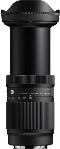 حزمة سيجما 20-200 ملم f/3.5-6.3 DG L-Mount (796969). العدسة المثالية للصور الاحترافية، وحفلات الزفاف، والمغامرات الداخلية والخارجية، والحياة البرية، والسفر، والسارفاري، واستخدام التصوير الفوتوغرافي + الملحقات in Saudi Arabia