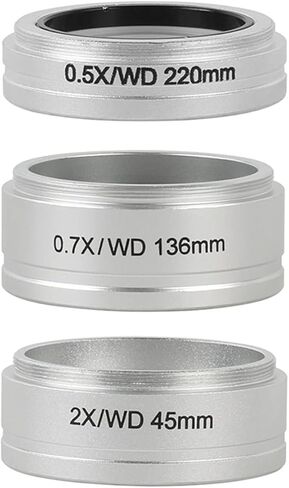 Microscope Slides WD 0.5X 0.7X 2.0X 8X-50X Trinocular Microscope Stereo Microscope Microscope Parts in Saudi Arabia