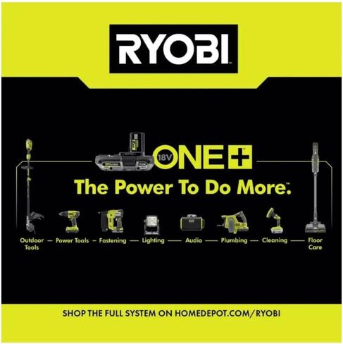 Ryobi ONE+ 18V Lithium-Ion 4.0 Ah Battery (2-Pack) with 18V Lithium-Ion Charger in Saudi Arabia
