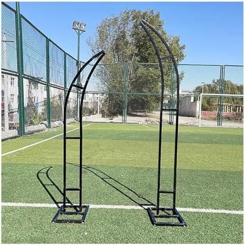 Gold Metal Arch Backdrop Stand - Adjustable Wedding & Party Frame for Birthday Celebrations (1.8m & 2.1m) - Perfect for Events, Photo Booths, and Decorations in Saudi Arabia