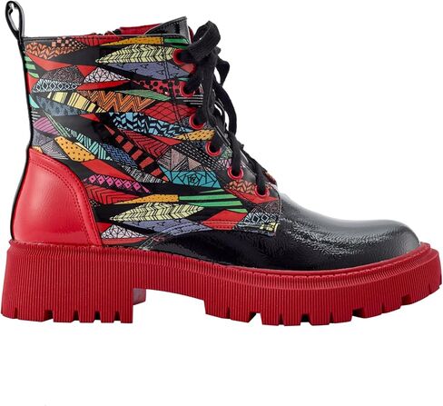Ninety Union Freeway Multi Patent Lug Sole Bootie in Saudi Arabia