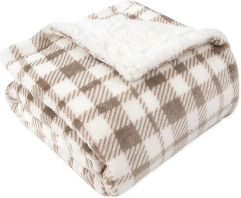 Jessica Simpson Luxury Velour Plush Printed Baby Blanket for Newborns, Infants and Toddlers (Taupe Pink Floral) in Saudi Arabia