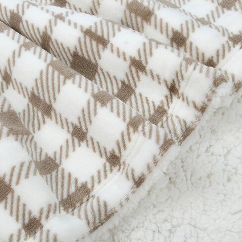 Jessica Simpson Luxury Velour Plush Printed Baby Blanket for Newborns, Infants and Toddlers (Taupe Pink Floral) in Saudi Arabia