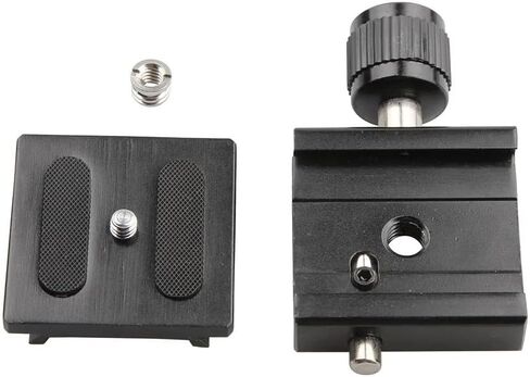 Tripod Monopod Head PU50 Quick Release Plate 1/4 3/8 Screw for Weifeng Benro Sirui Mount 650D 6D 7D 5DII D7100 D90 D5300 @ Excellent in Saudi Arabia