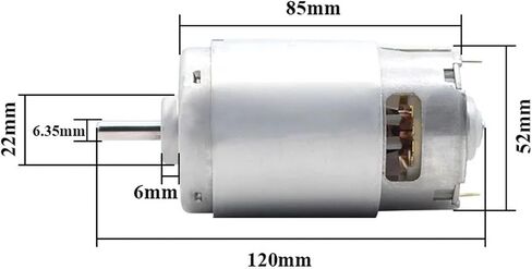 997 Brushed DC Motor High Speed High Tq for DIY Project and Equipment(3000-9000RPM) in Saudi Arabia