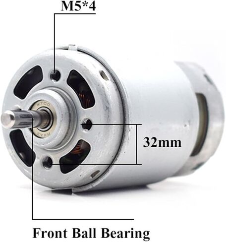 997 Brushed DC Motor High Speed High Tq for DIY Project and Equipment(3000-9000RPM) in Saudi Arabia