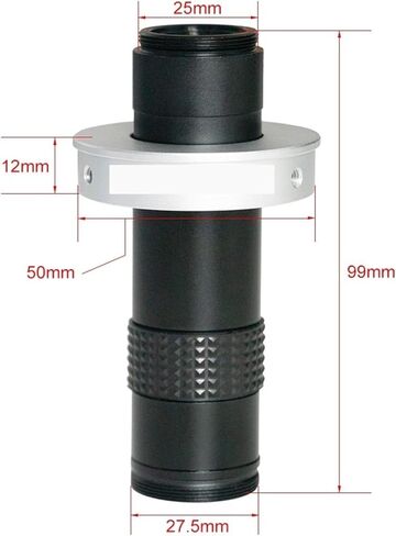 مجهر رقمي 1080P HD 130X C Mount Lens HDMI VGA USB كاميرا مجهر صناعي إلكتروني لإصلاح الهاتف (عدسة الكاميرا 50 مم) in Kuwait