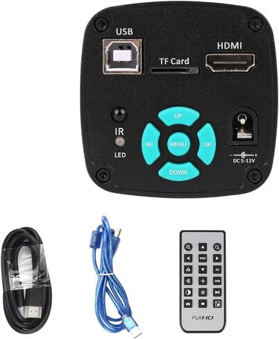 مجهر رقمي 48 ميجابكسل 4K للإلكترونيات شاشة 7 بوصة عالية الدقة USB HDMI مجهر لحام إصلاح هاتف مزود بكاميرا (مجموعة 48 ميجابكسل مع شاشة) in Kuwait