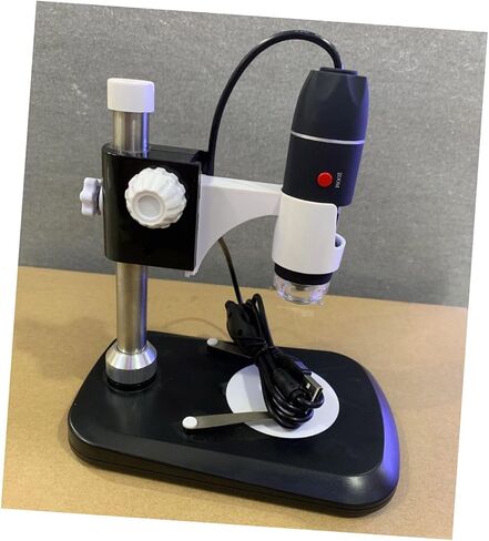 Digital Portable Microscope with Focus USB Magnifier for Industrial Inspection Circuit Board Antique Teaching Black in Saudi Arabia