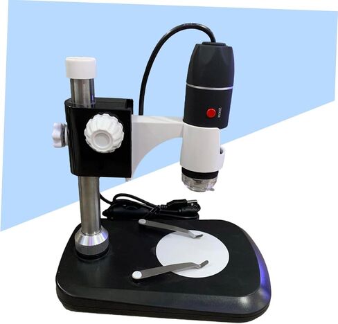 Digital Portable Microscope with Focus USB Magnifier for Industrial Inspection Circuit Board Antique Teaching Black in Saudi Arabia