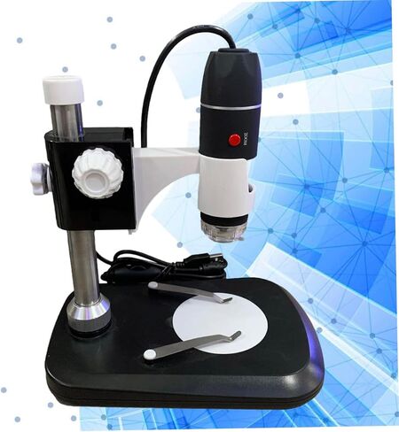 Digital Portable Microscope with Focus USB Magnifier for Industrial Inspection Circuit Board Antique Teaching Black in Saudi Arabia