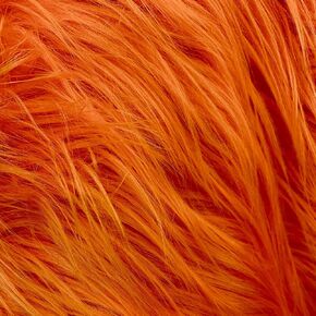 Eden Orange Shaggy Long Pile Soft Faux Fur Fabric for Fursuit, Cosplay Costume, Photo Prop, Trim, Throw Pillow, Crafts in Saudi Arabia
