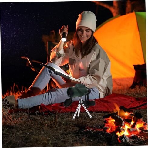 Handheld Telescope Portable Monocular Telescope for Hiking Bird Watching Camping Adults Smartphone Mount in Saudi Arabia