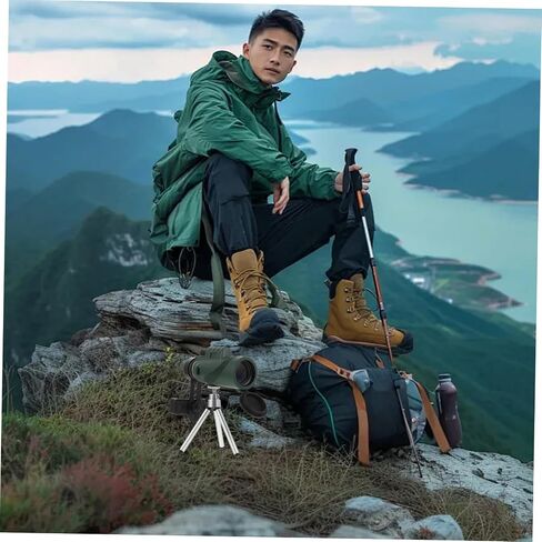 Handheld Telescope Portable Monocular Telescope for Hiking Bird Watching Camping Adults Smartphone Mount in Saudi Arabia