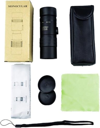 Mini Portable Monocular Telescope 10-30x30 Optical Scope Perfect for Boys and Girls Bird Watching Camping No Tripod in Saudi Arabia
