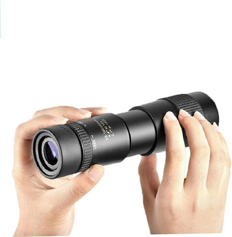 Monocular Telescope Portable Optical Scope for Outdoor Travel Camping Lens Compact Design No Tripod Required Black in Saudi Arabia