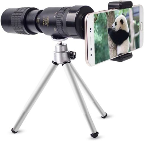 Monocular Telescope Portable Optical Scope for Outdoor Travel Camping Lens Compact Design No Tripod Required Black in Saudi Arabia